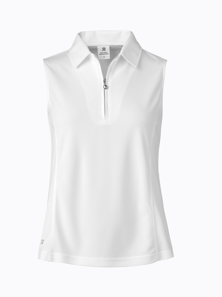 Macy sleeveless polo shirt