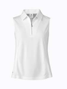 Macy sleeveless polo shirt