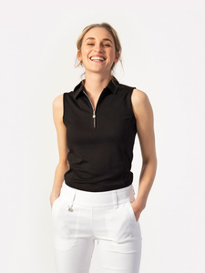 Macy sleeveless polo shirt