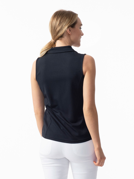Macy sleeveless polo shirt