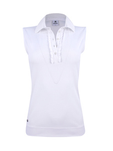 Elvira sleeveless polo shirt