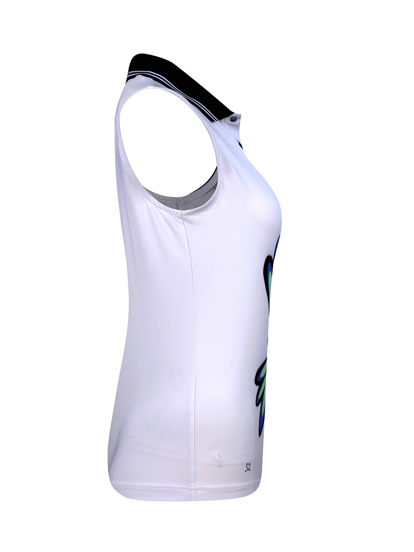 Kinsey sleeveless polo shirt
