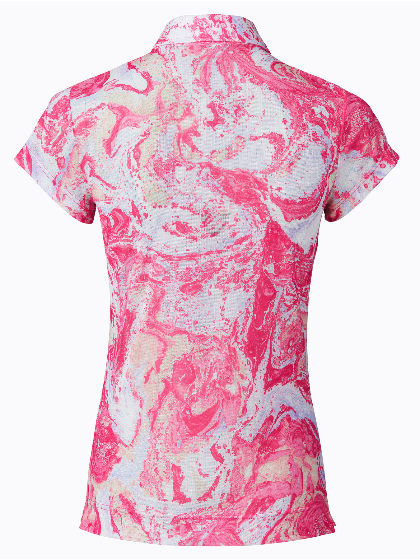Adelina Short-sleeved Mesh Polo Shirt