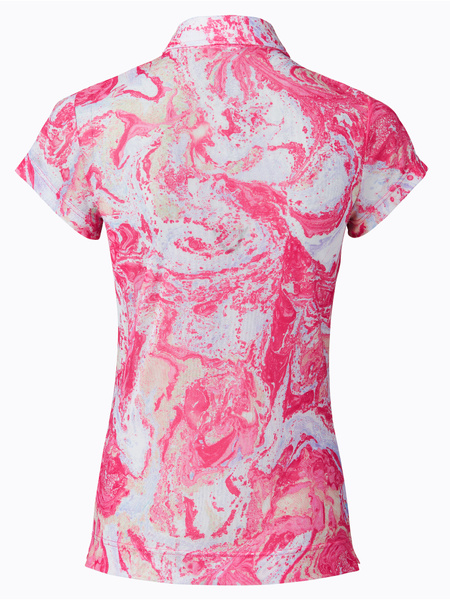 Adelina Short-sleeved Mesh Polo Shirt