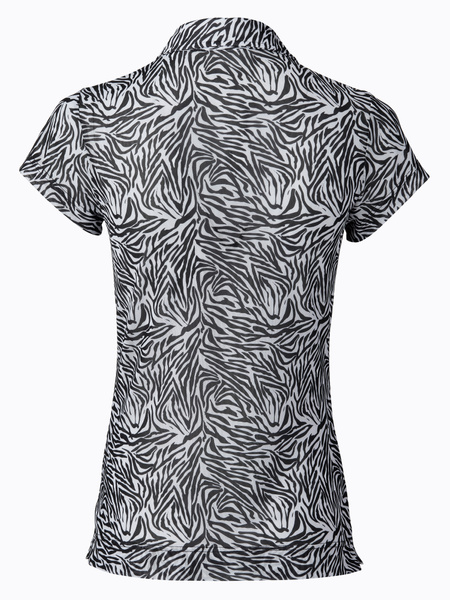 Kiara Short-sleeved Mesh Polo Shirt