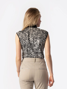Tiana Cap Sleeveless Polo Shirt