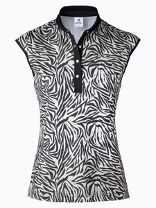 Tiana Cap Sleeveless Polo Shirt