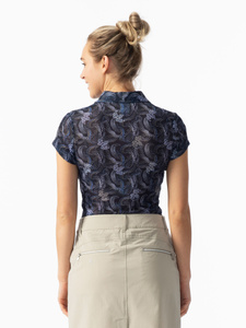 Luisa Short-sleeved Mesh Polo Shirt