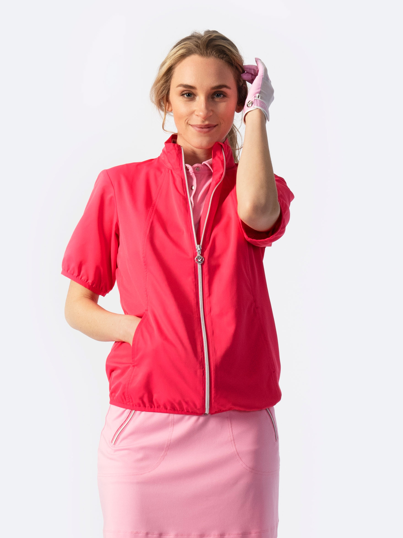 Mia Short-sleeved Windbreaker Jacket