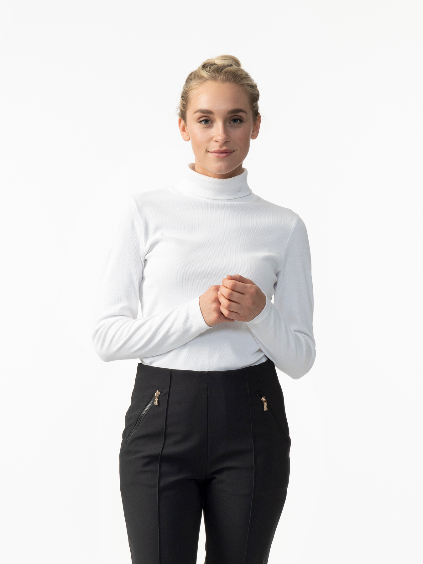 Maggie Long-sleeved Roll Neck Top