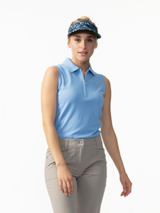 Macy sleeveless polo shirt