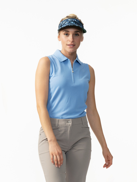 Macy sleeveless polo shirt