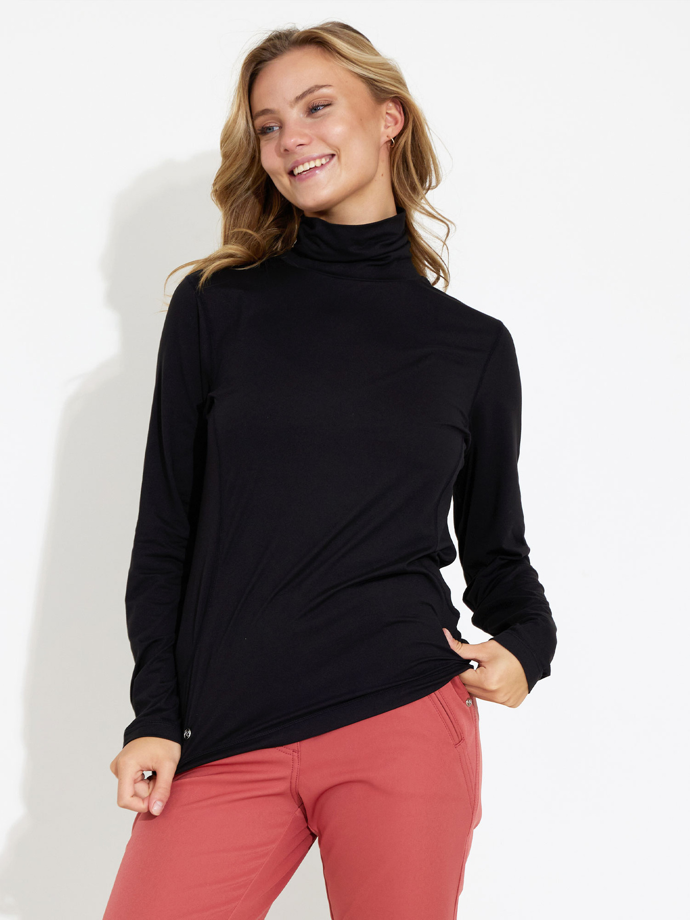 Agnes Long-sleeved Roll-neck Top