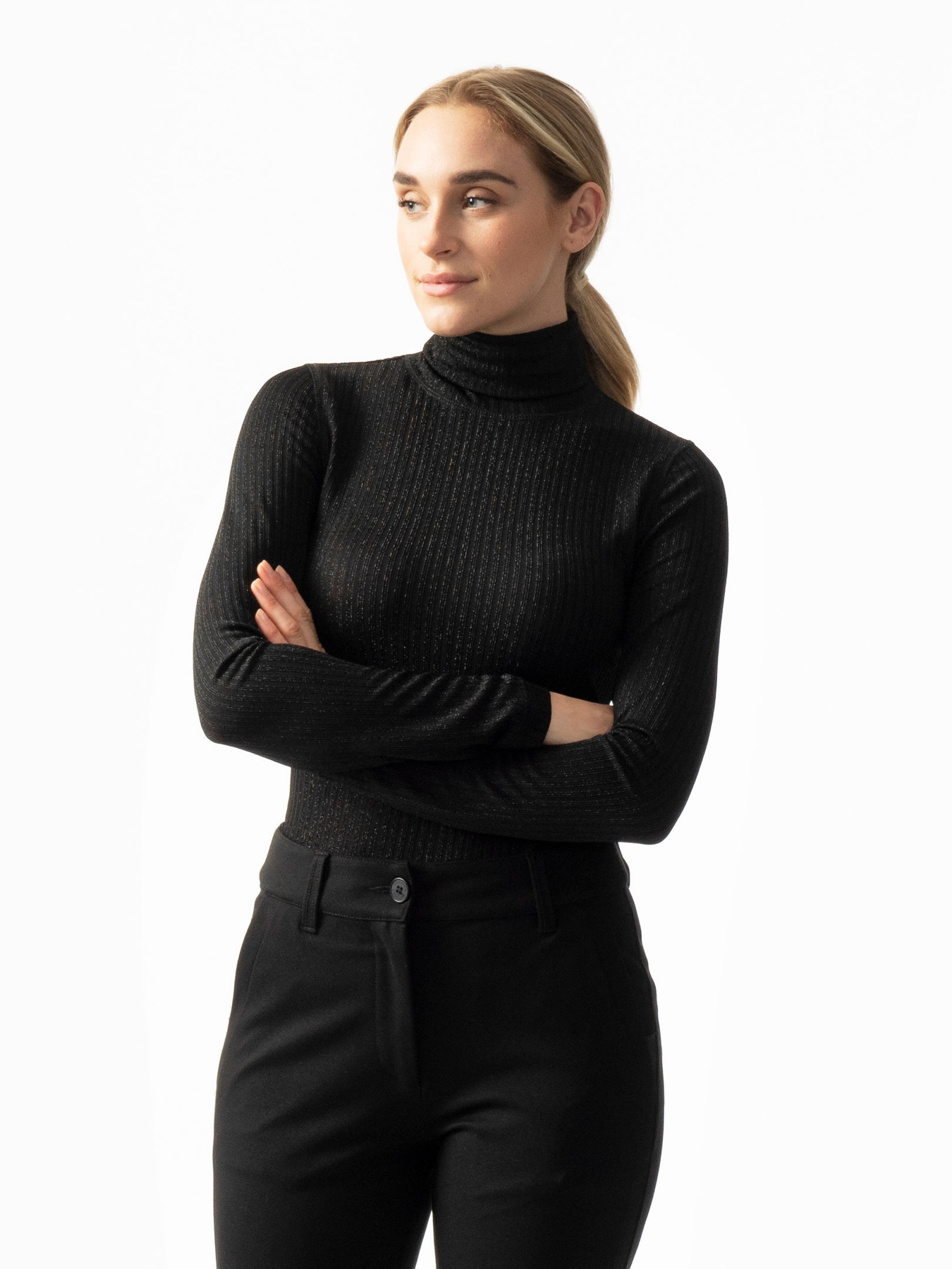Glimra Long-sleeved Roll-neck Top