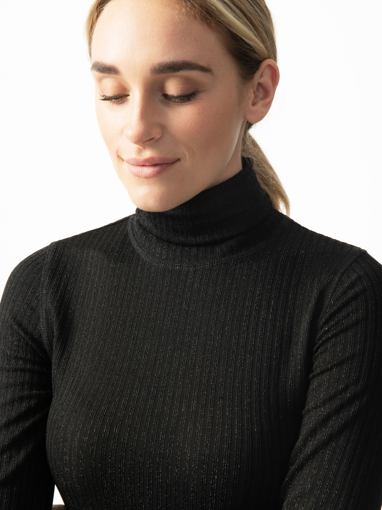 Glimra Long-sleeved Roll-neck Top