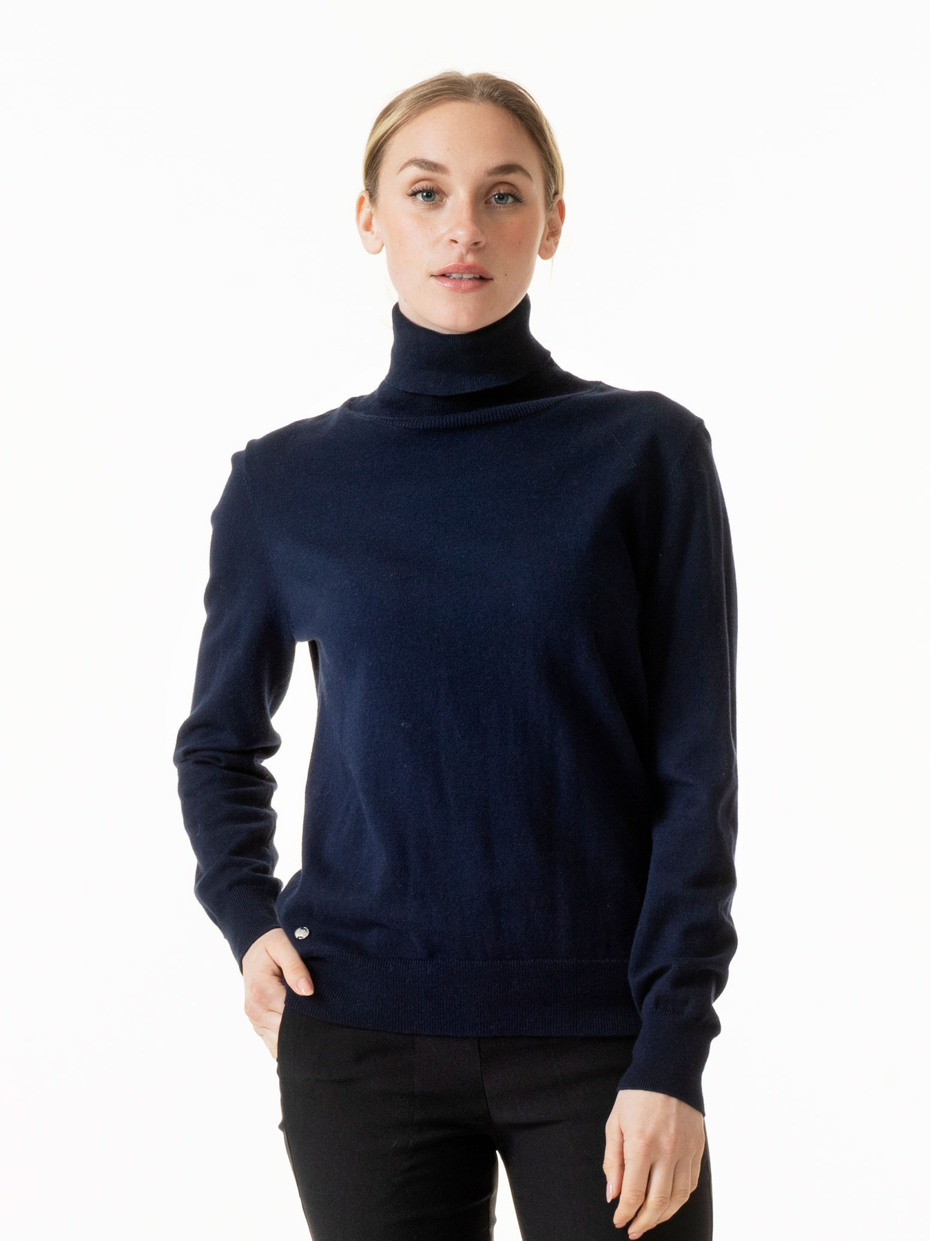 Trissie Long-sleeved Roll-neck Top
