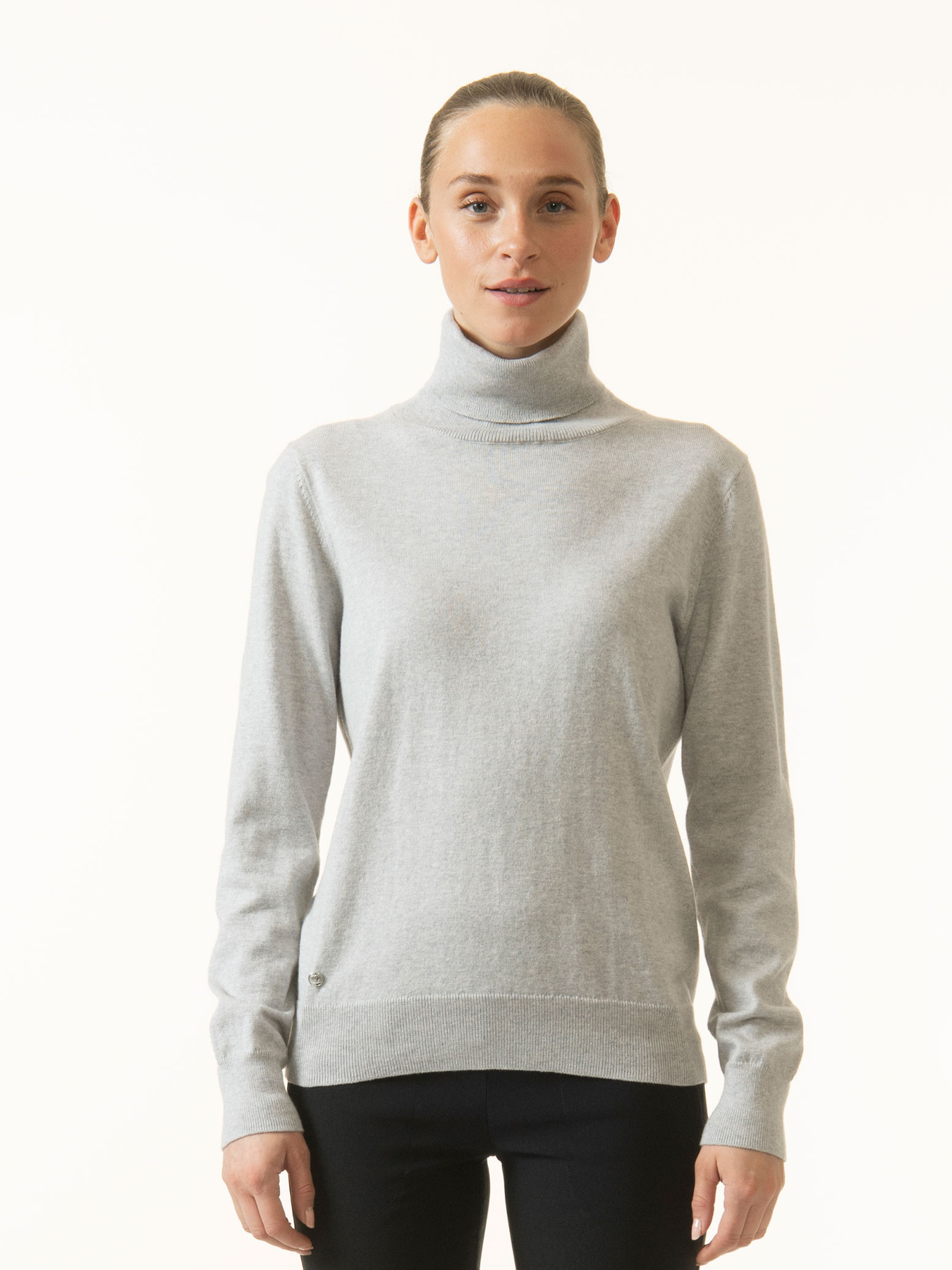 Trissie Long-sleeved Roll-neck Top