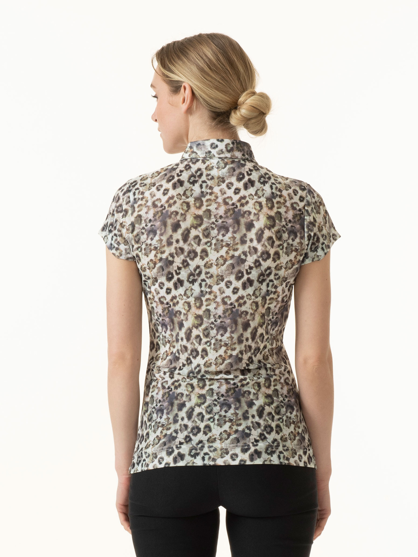 Arielle mesh polo shirt