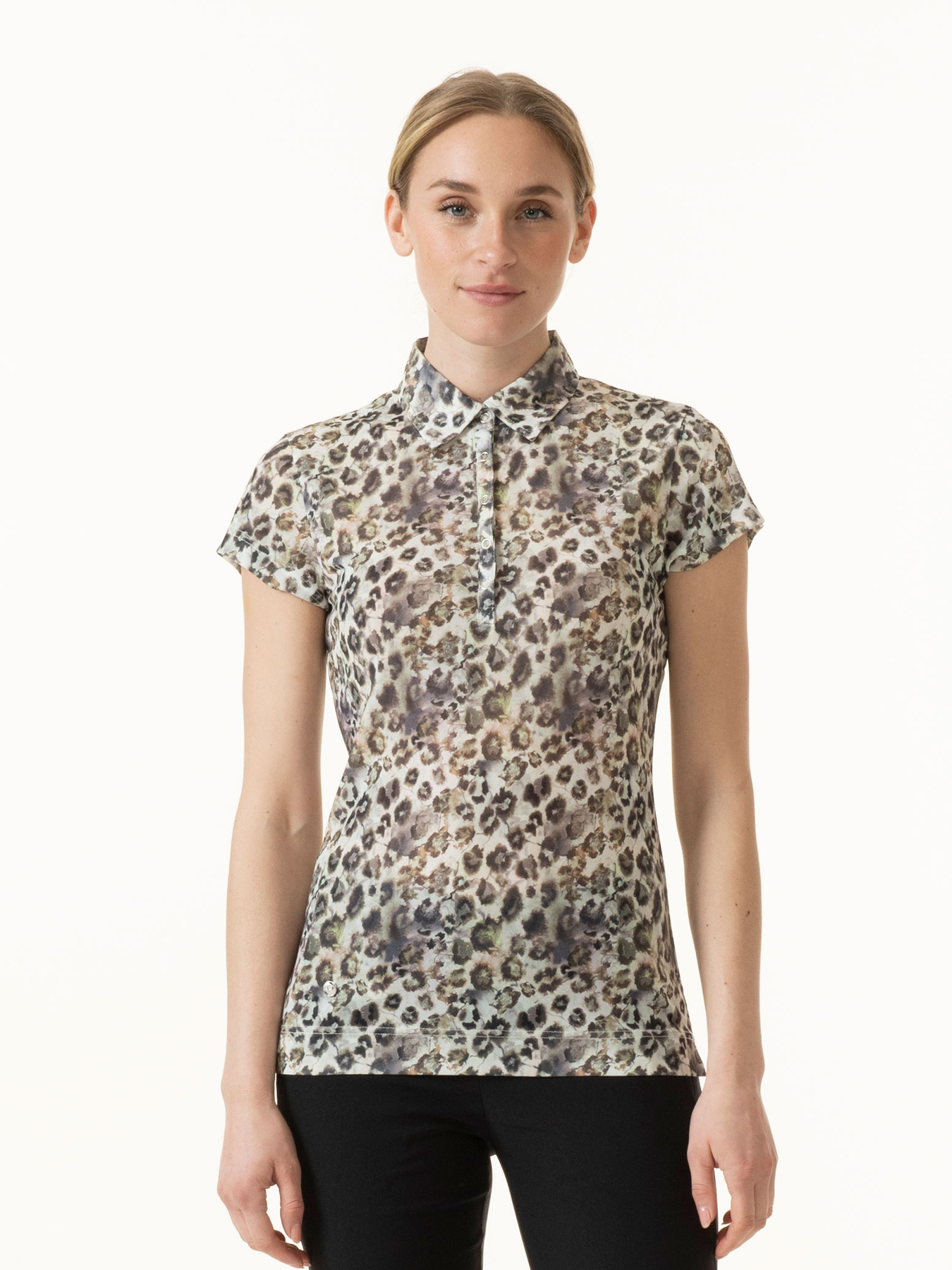 Arielle mesh polo shirt