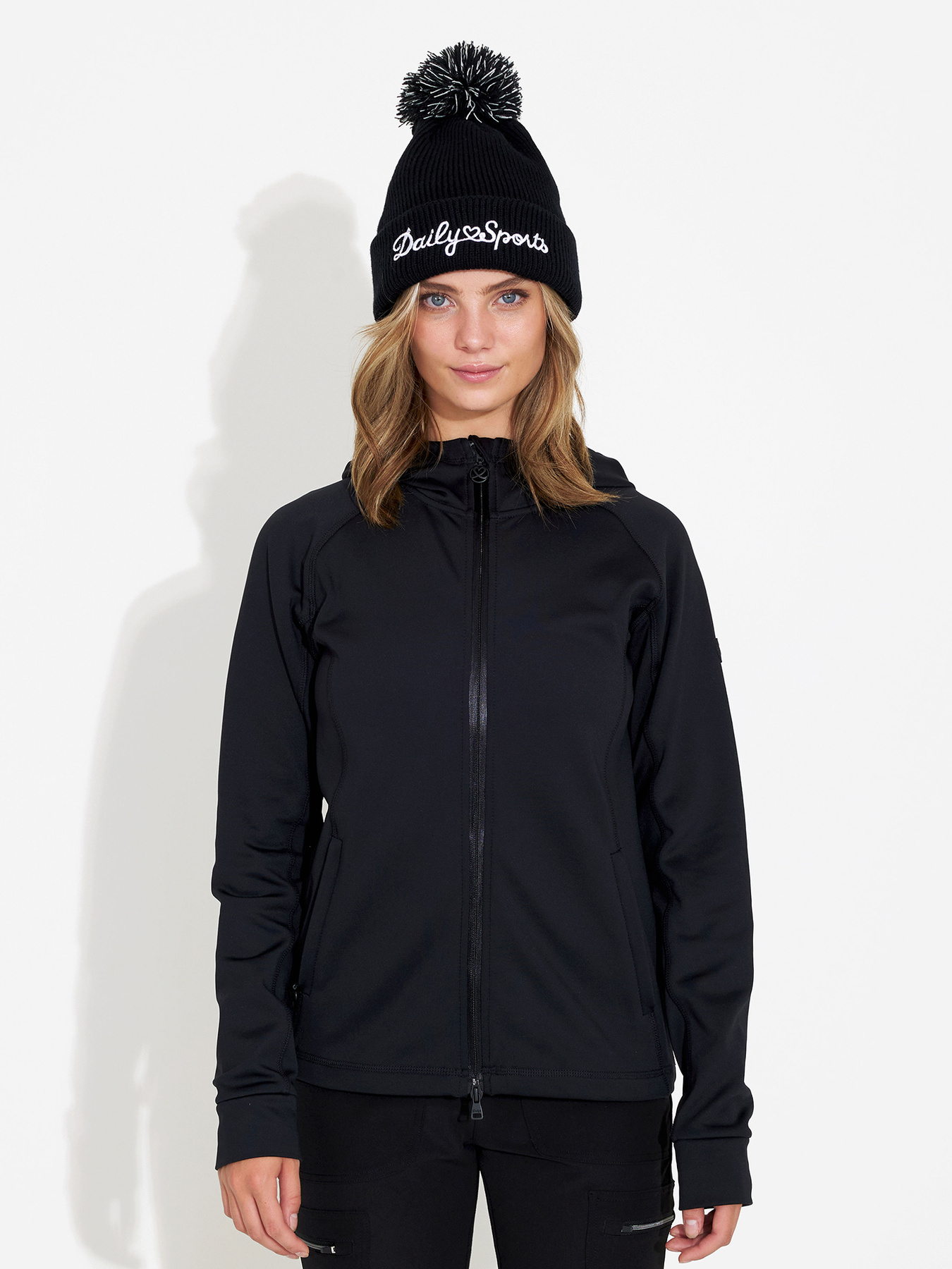 Pom Pom hat with logo