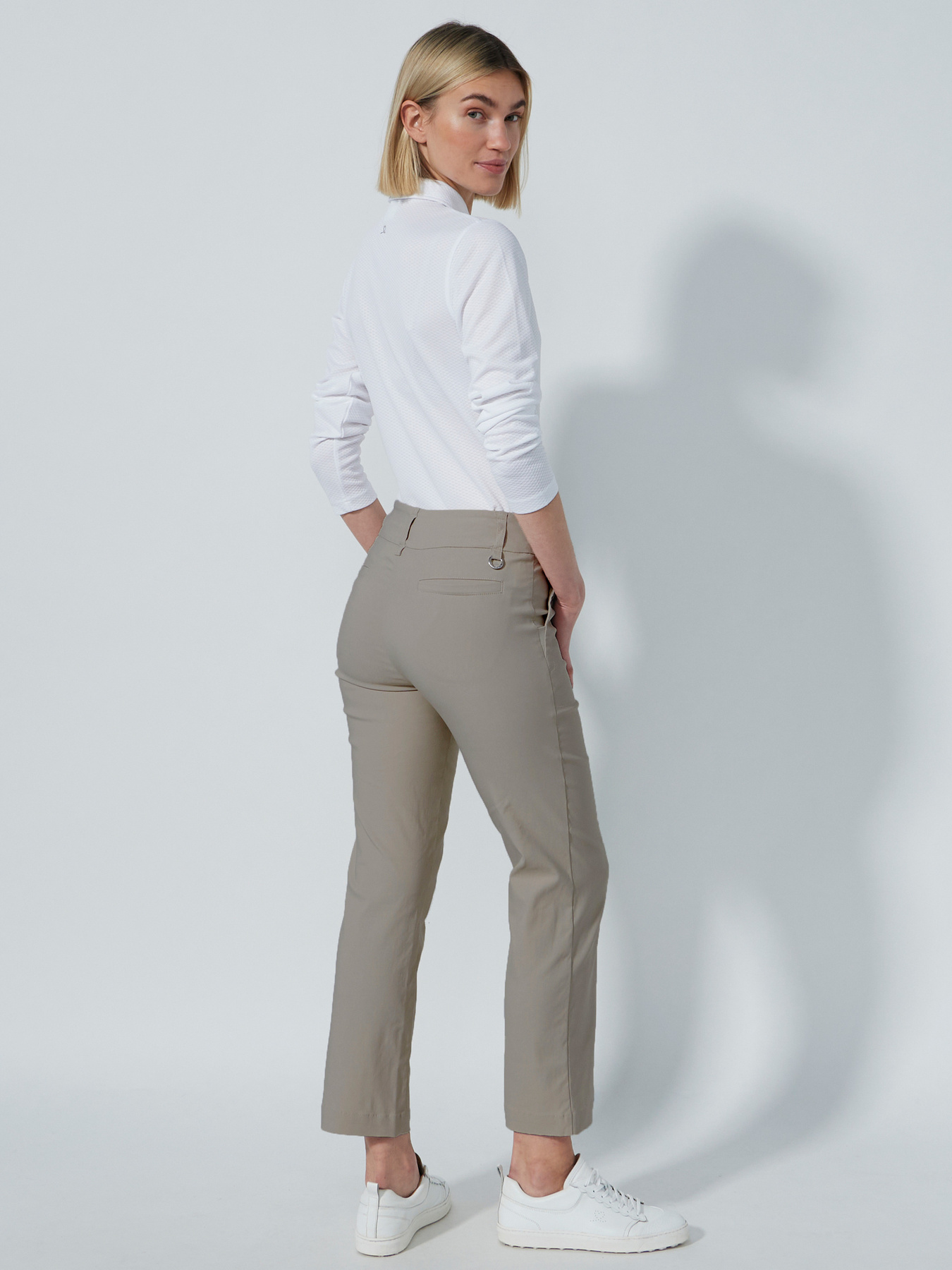 Magic straight ankle-length trousers