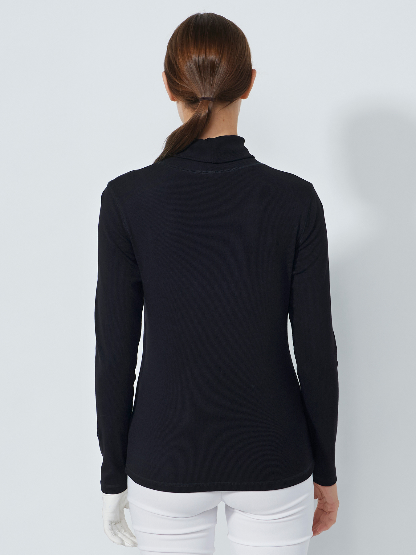 Ancona long-sleeved roll-neck top