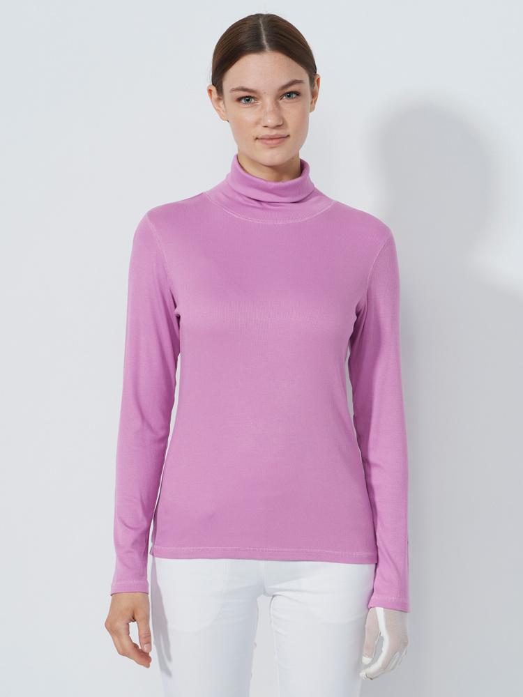 Ancona long-sleeved roll-neck top