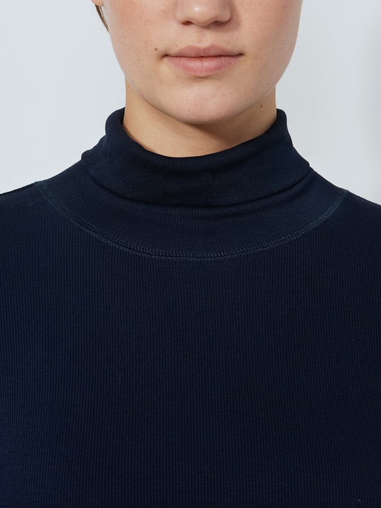 Ancona long-sleeved roll-neck top