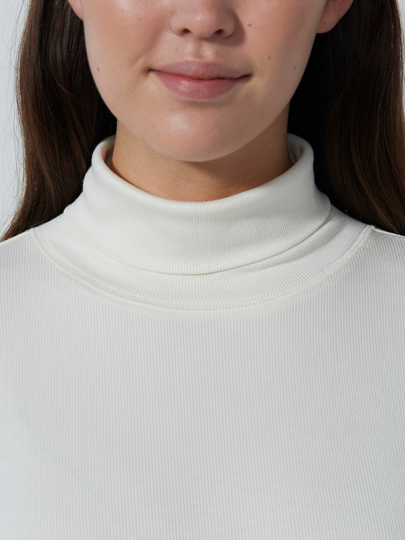 Ancona long-sleeved roll-neck top