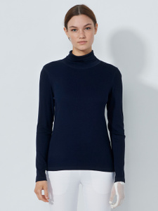 Ancona long-sleeved roll-neck top