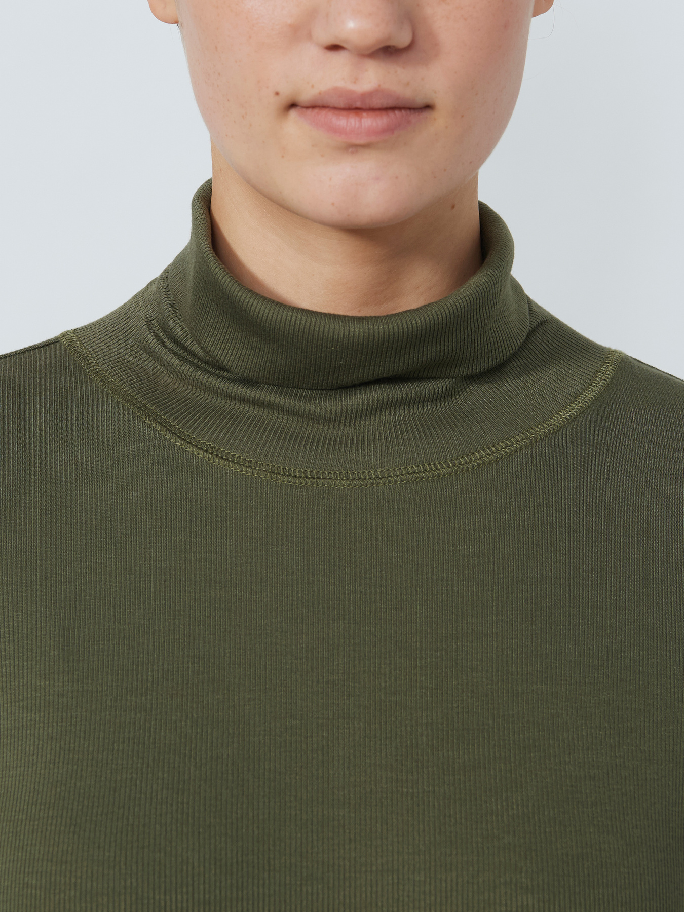 Ancona long-sleeved roll-neck top