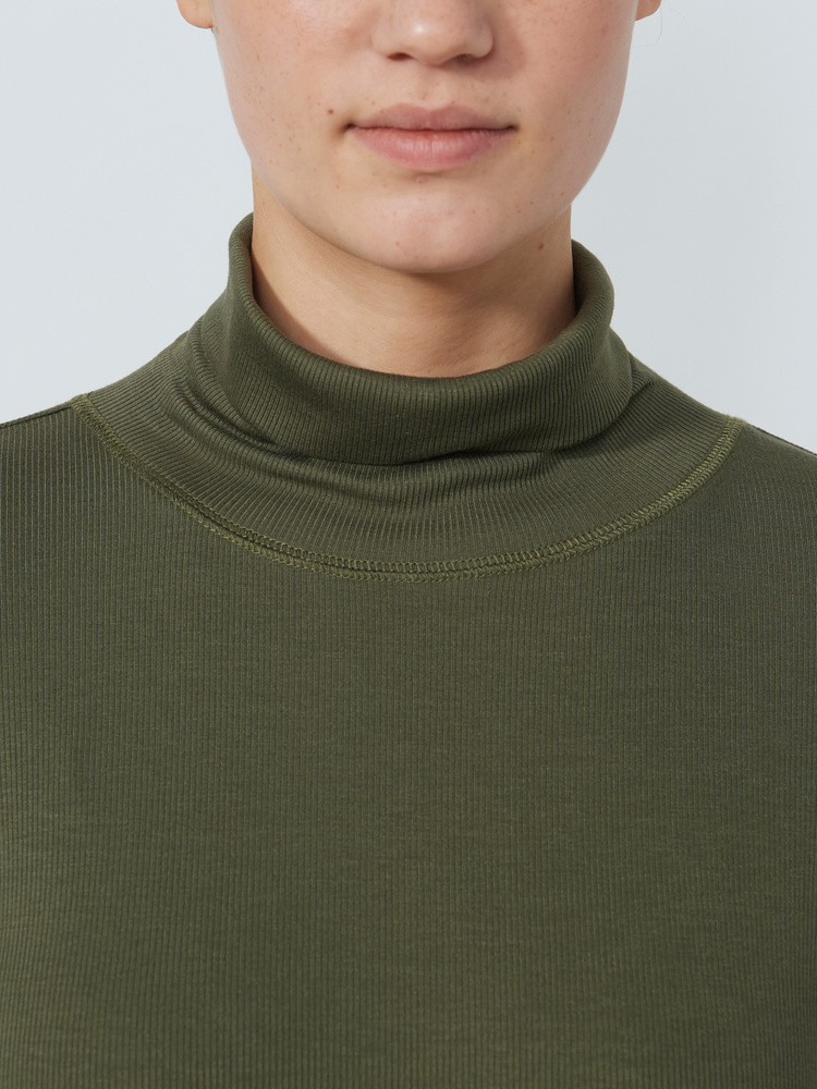 Ancona long-sleeved roll-neck top