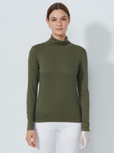Ancona long-sleeved roll-neck top