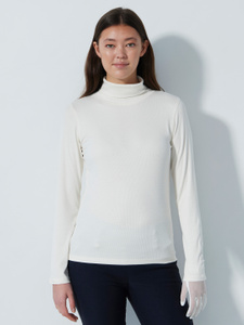 Ancona long-sleeved roll-neck top