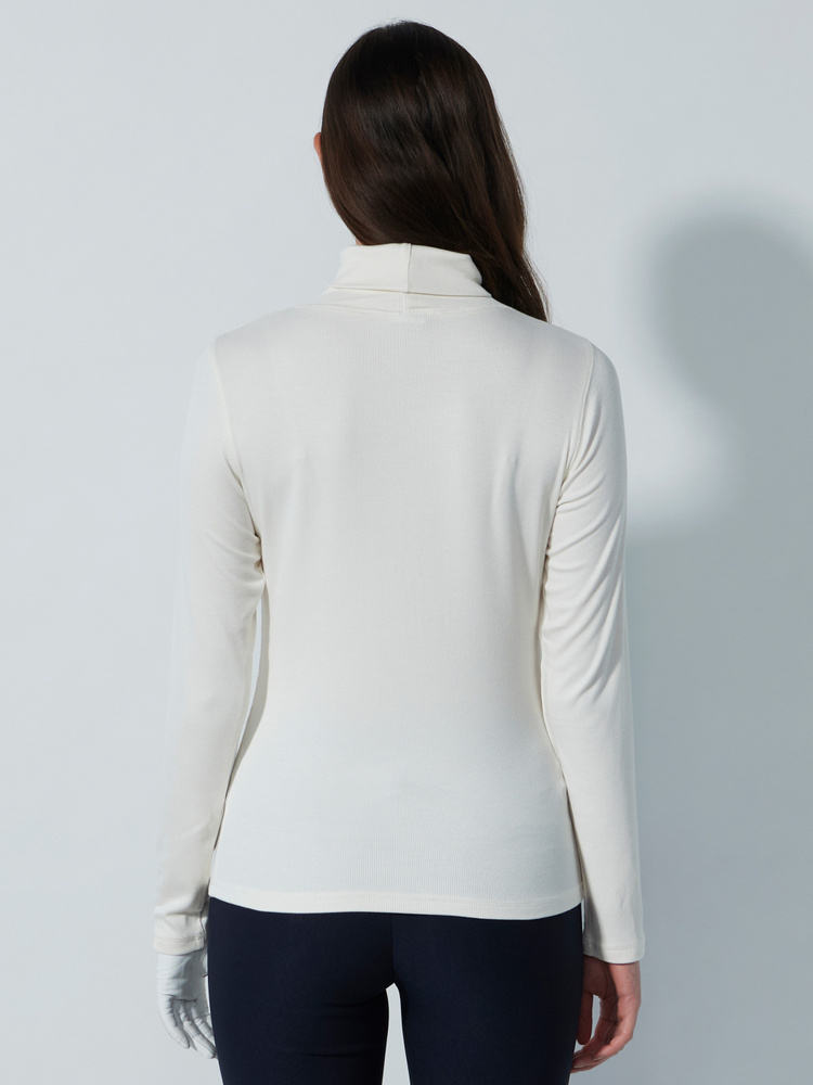 Ancona long-sleeved roll-neck top