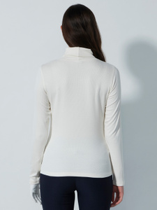 Ancona long-sleeved roll-neck top