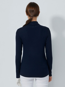Ancona long-sleeved roll-neck top