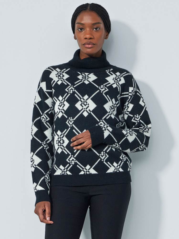 Acari roll-neck pullover