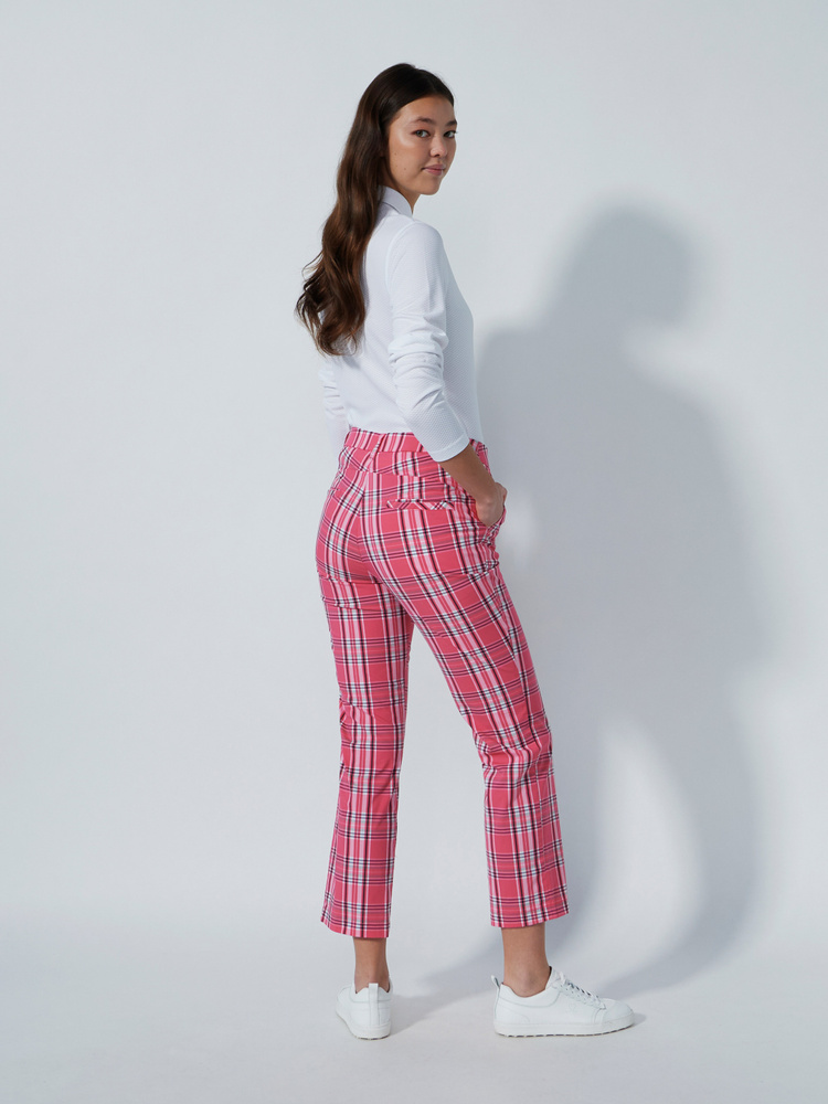 GOLF PLAID ANKLE PANTS