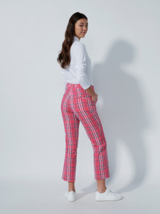 GOLF PLAID ANKLE PANTS