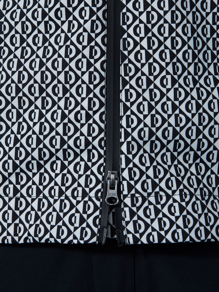 FLAINE PRINT RAIN JACKET