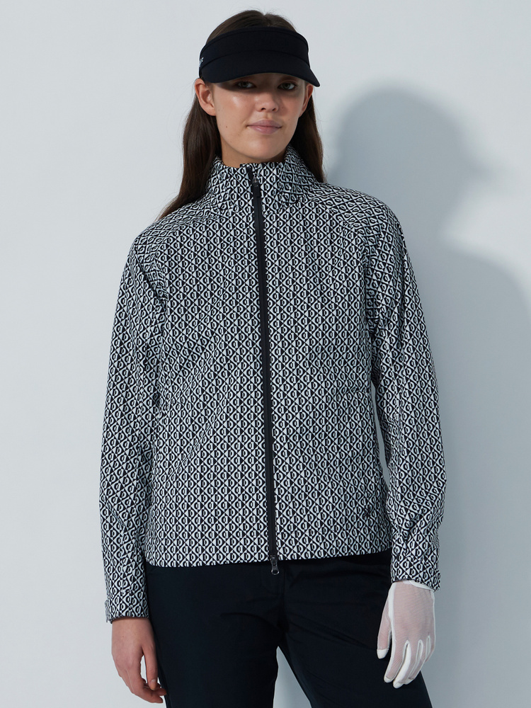 FLAINE PRINT RAIN JACKET