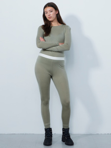 Base layer with round neck