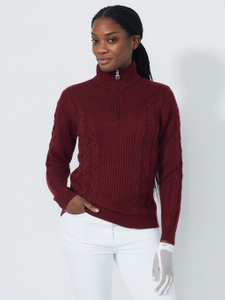 CABLE PULLOVER UNLINED