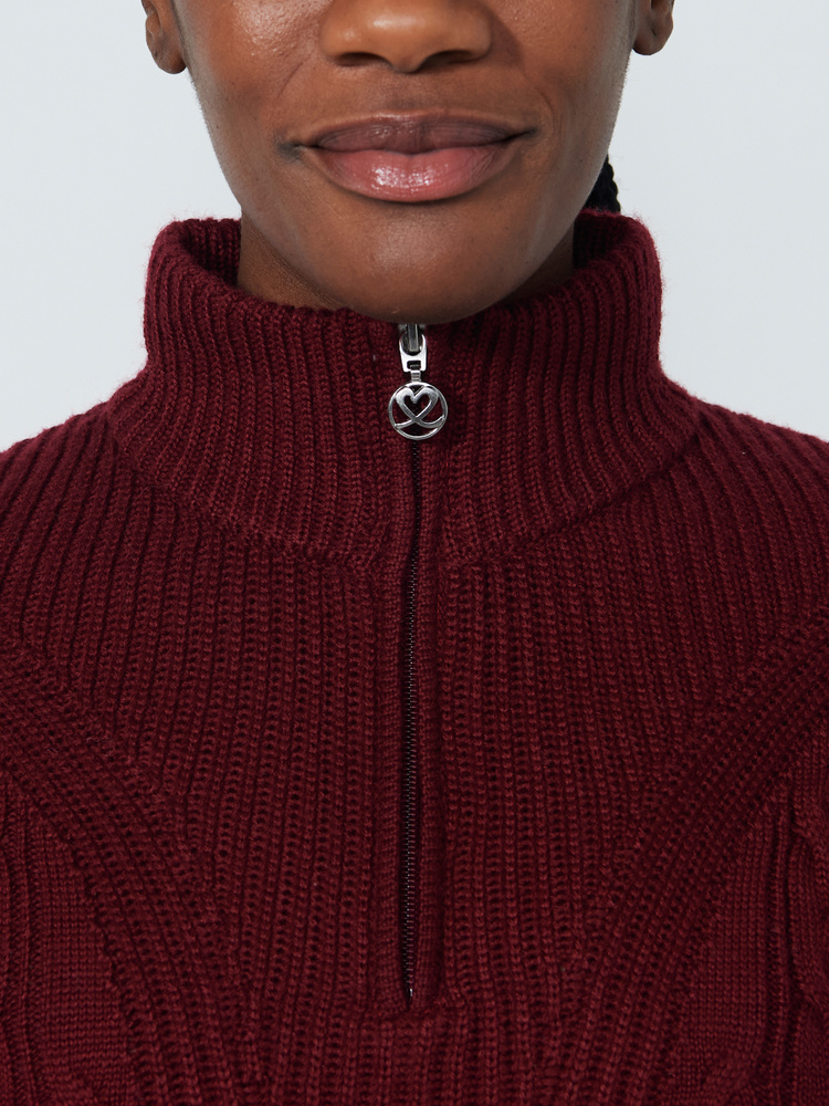 CABLE PULLOVER LINED