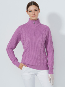 CABLE PULLOVER LINED