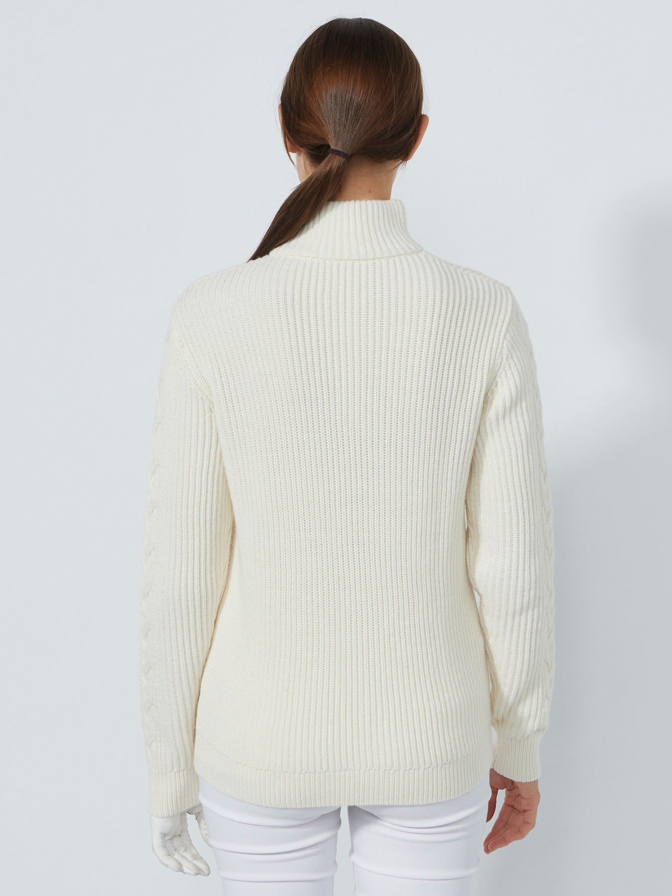 CABLE PULLOVER LINED