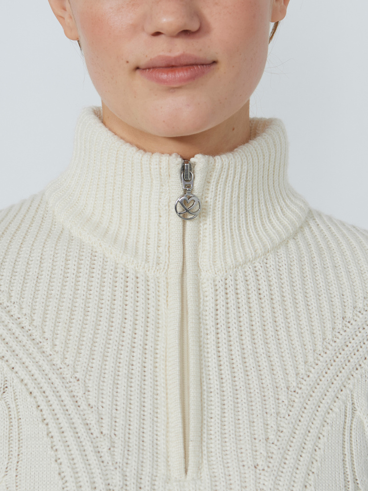 CABLE PULLOVER LINED