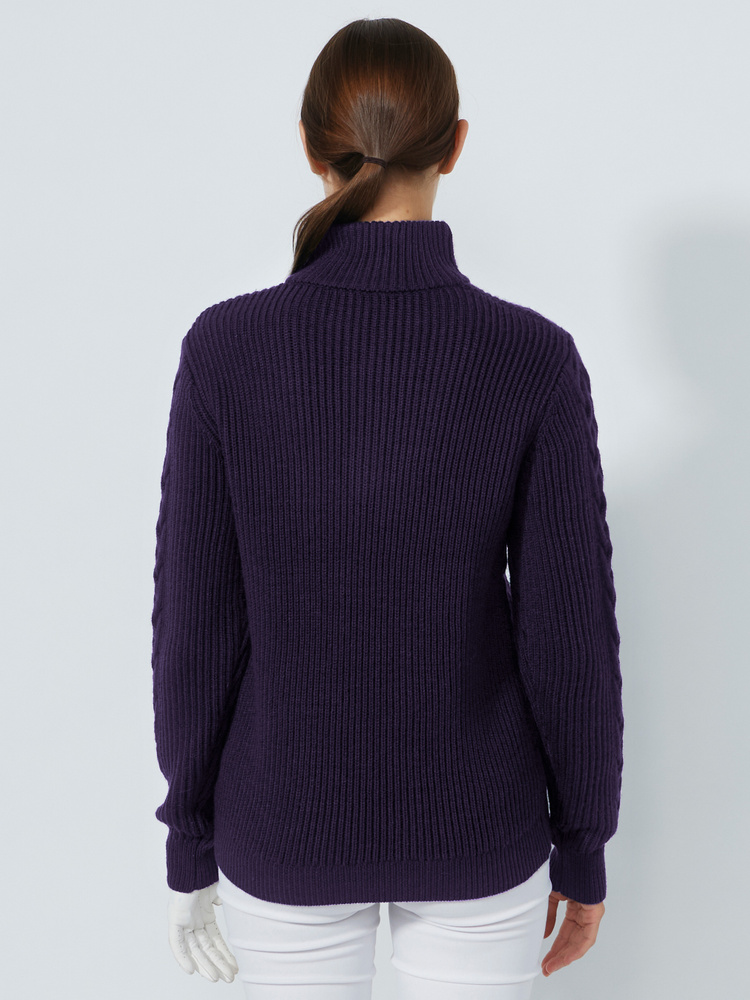 CABLE PULLOVER LINED