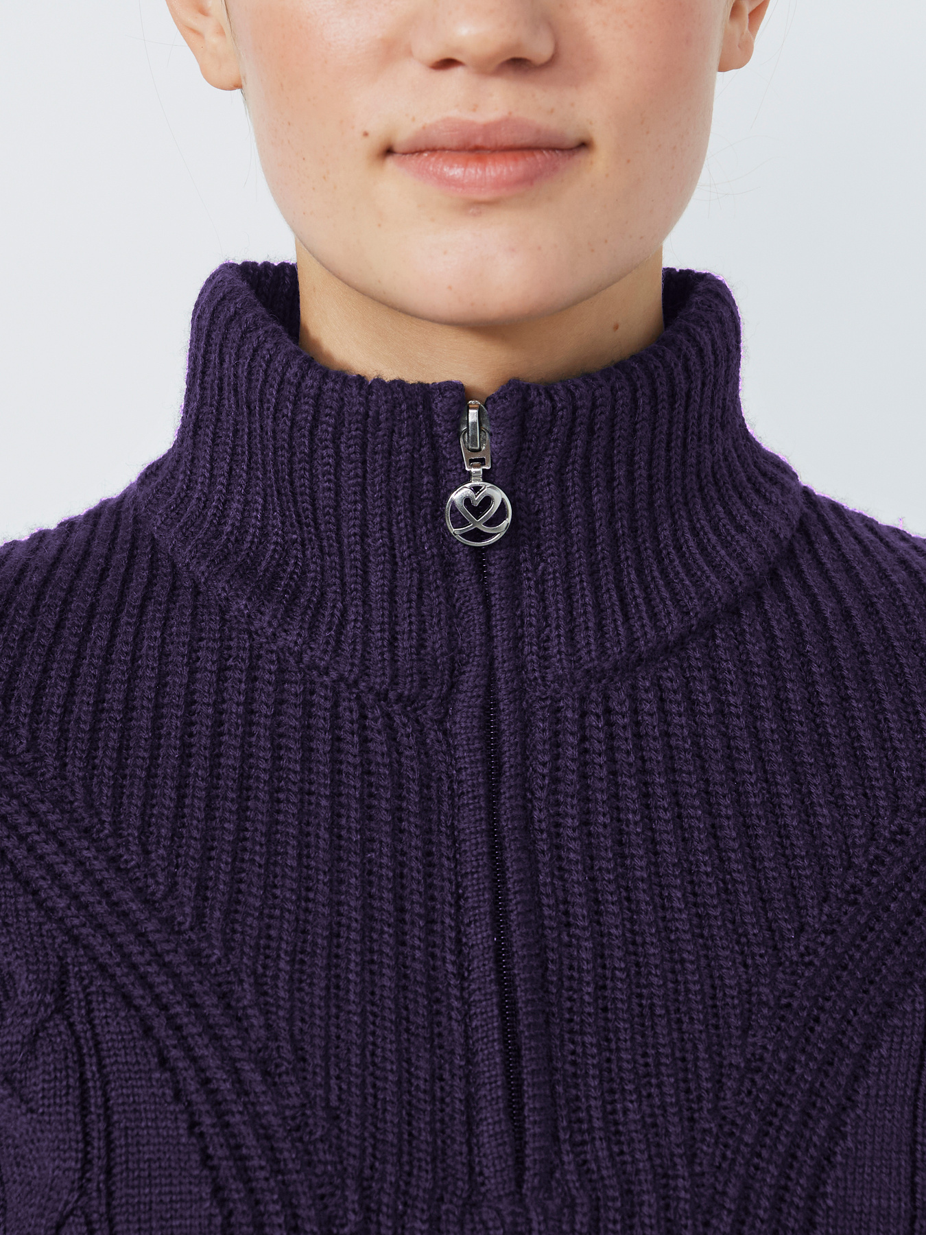 CABLE PULLOVER LINED